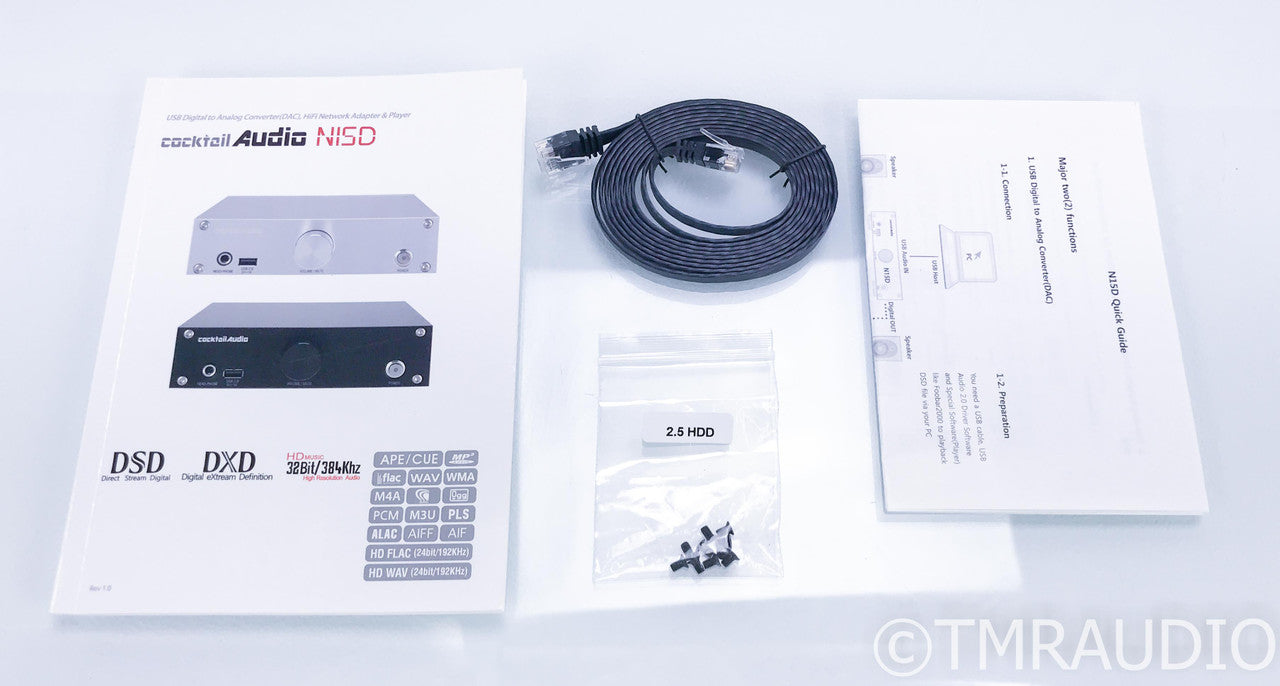 Cocktail Audio N15D Network Streamer / Server; N-15D; Silver (Warranty)