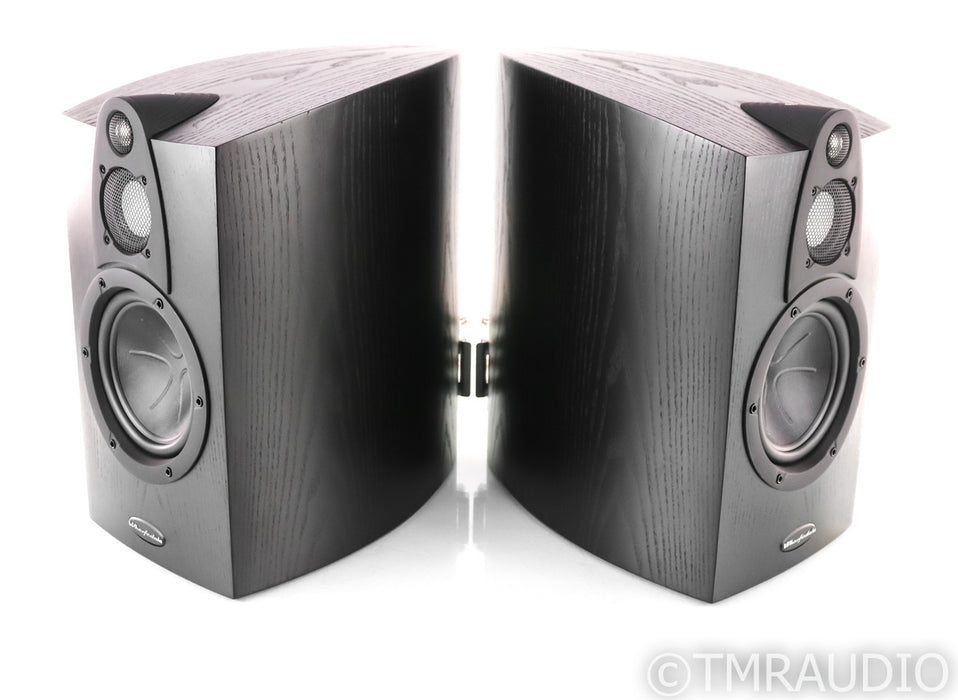 Wharfedale Jade-3 Bookshelf Speakers; Black Oak Pair