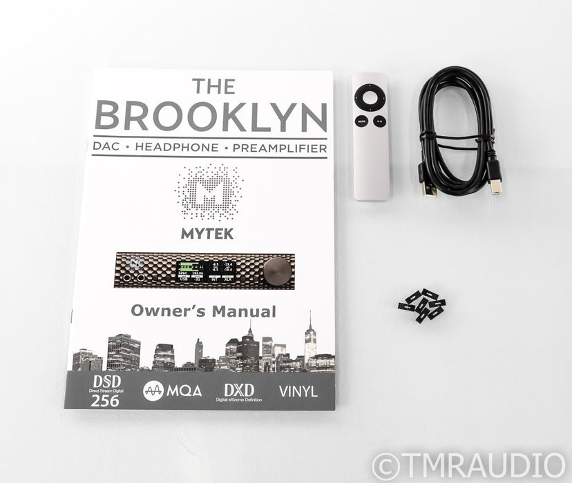 Mytek Brooklyn DAC / Headphone Amplifier; D/A Converter; MQA; DSD; MM / MC Phono