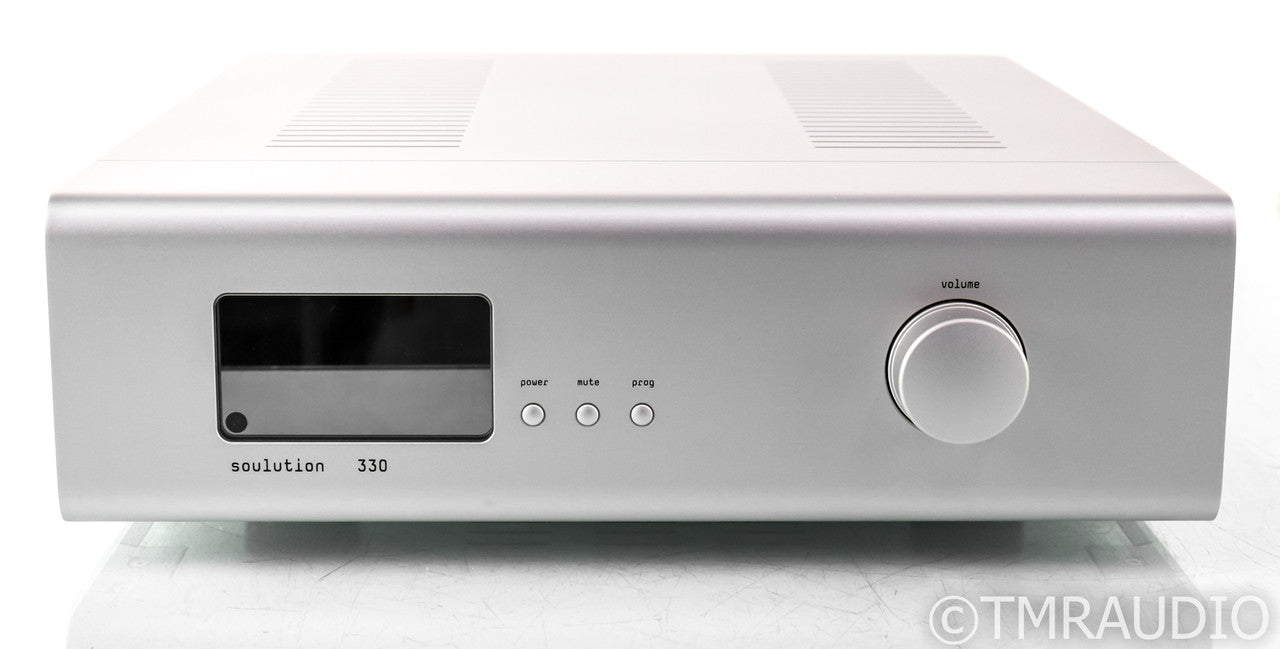 Soulution 330 Stereo Integrated Amplifier; Silver; Remote