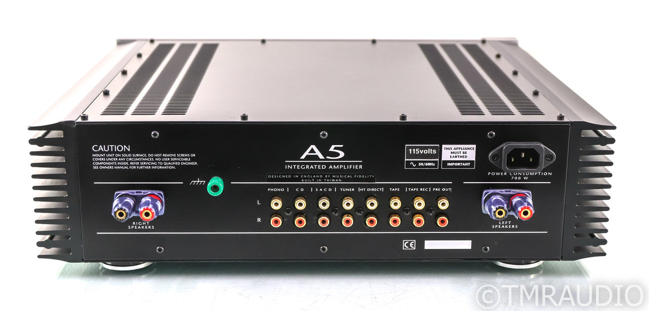 Musical Fidelity A5 Stereo Integrated Amplifier; A-5; MM Phono; Remote