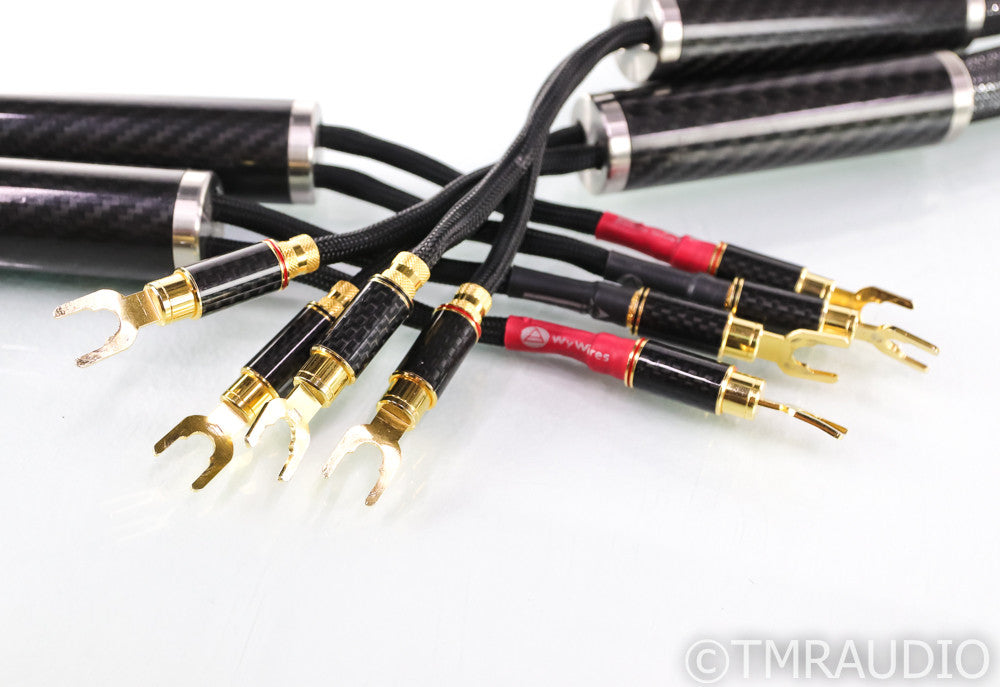 WyWires Diamond Series Speaker Cables; 9ft Pair