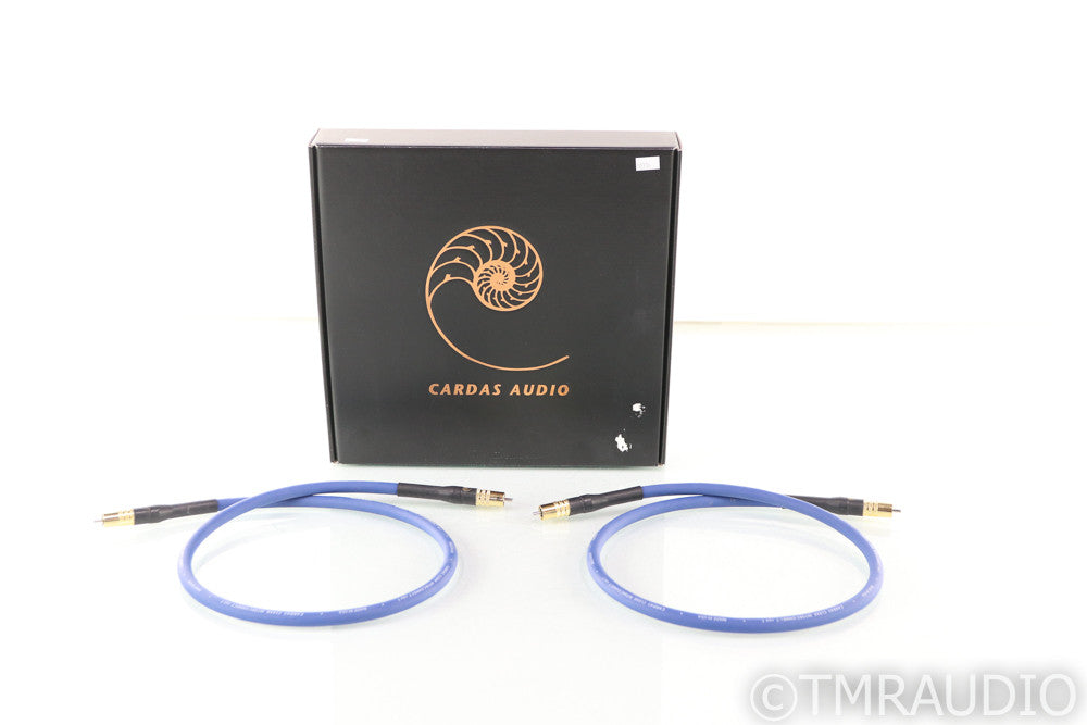 Cardas Clear RCA Cables; Rev. 1; 1m Pair Interconnects
