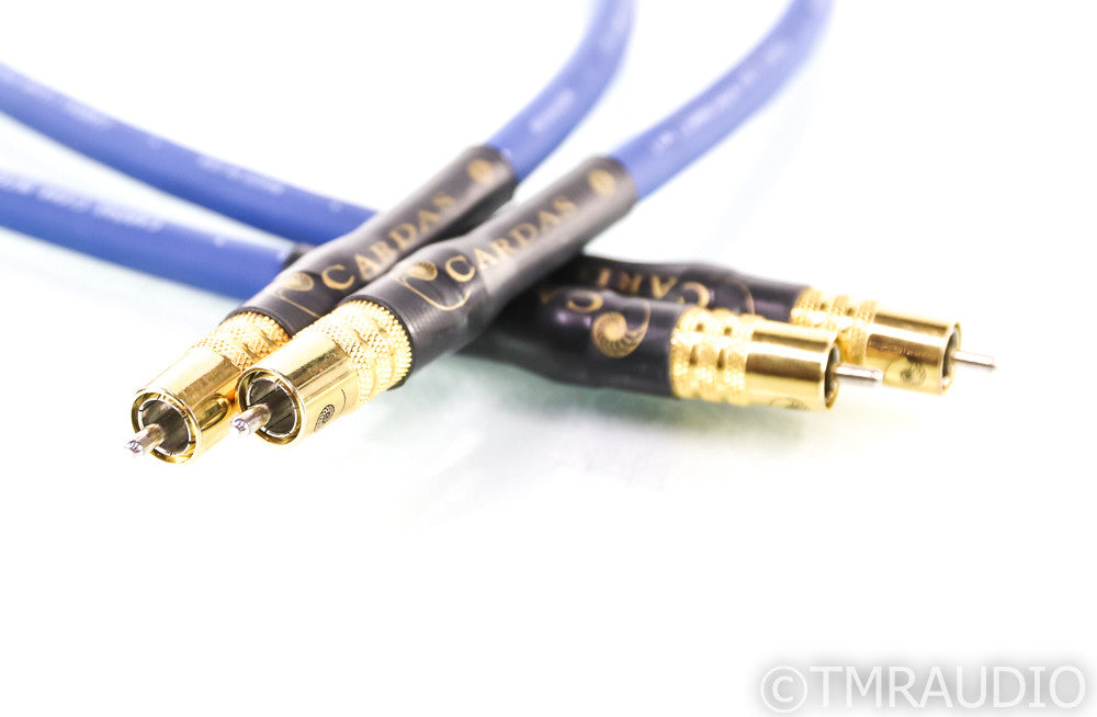Cardas Clear RCA Cables; Rev. 1; 1m Pair Interconnects