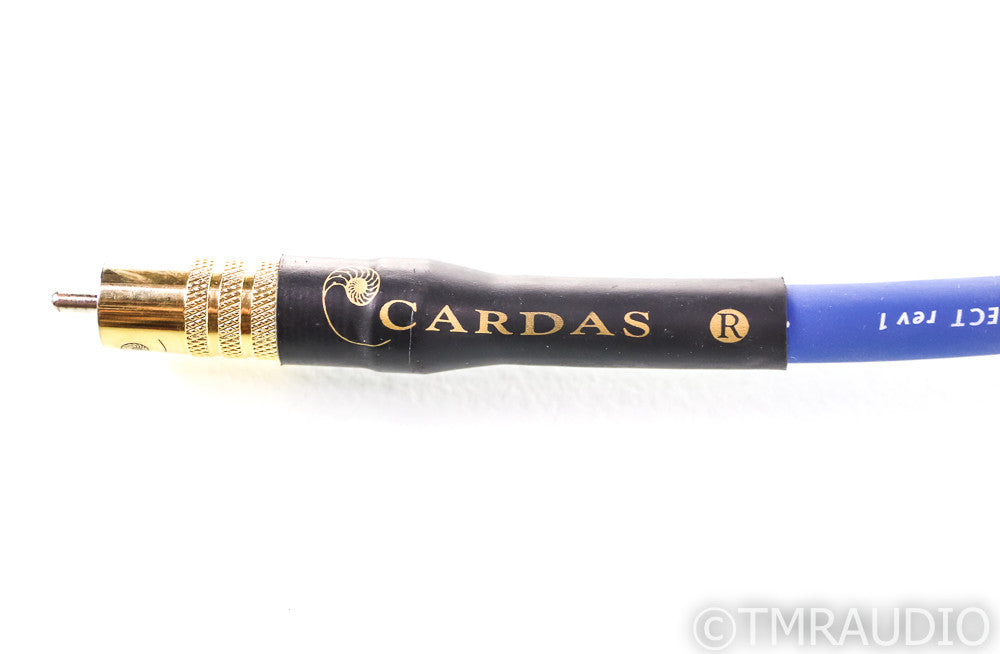 Cardas Clear RCA Cables; Rev. 1; 1m Pair Interconnects