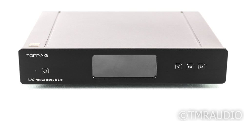 Topping D70 DAC; D/A Converter; Black; Remote