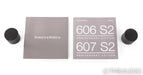B&W 607 S2 Anniversary Edition Bookshelf Speakers; Matte Black Pair; 607S2