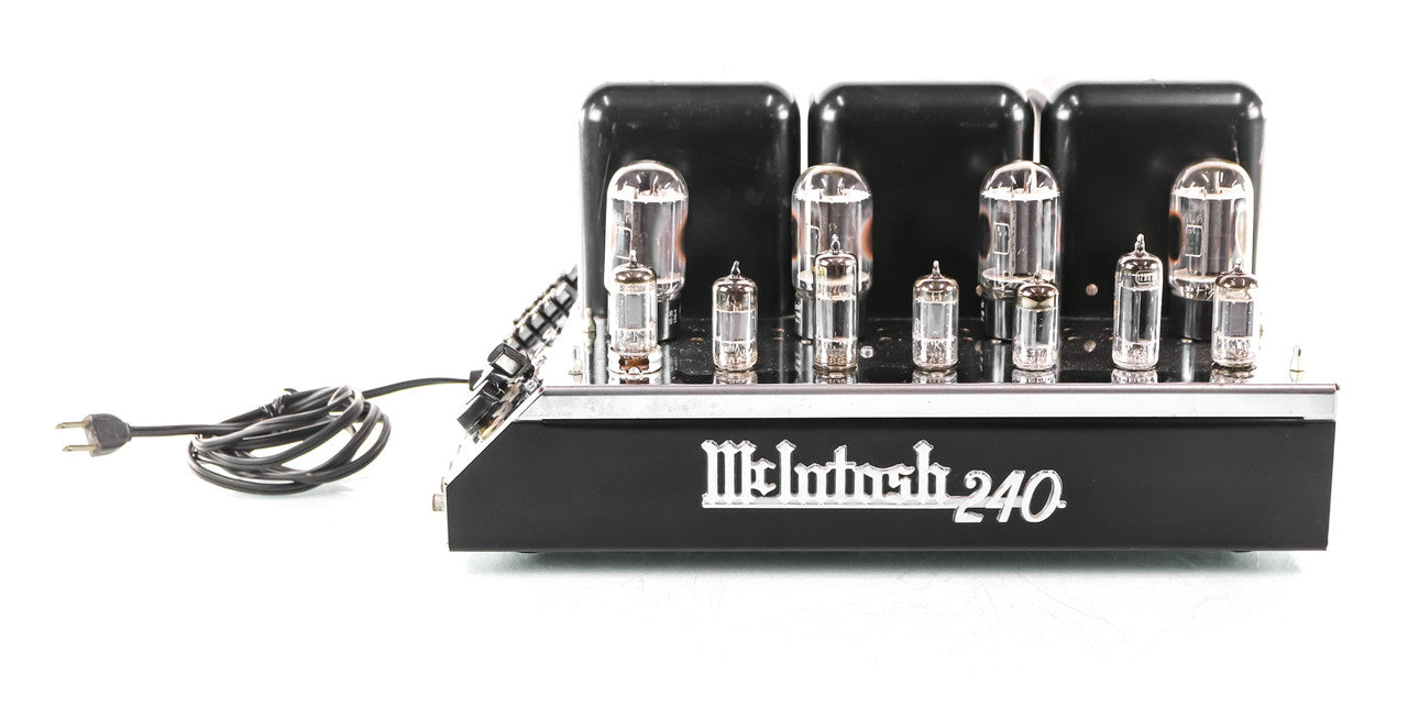 McIntosh MC240 Vintage Stereo Tube Power Amplifier; MC-240; AS-IS (No Power)