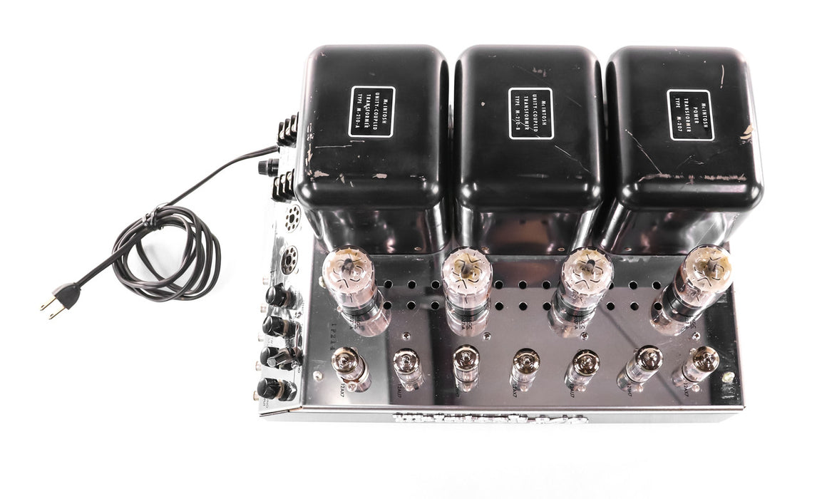 McIntosh MC240 Vintage Stereo Tube Power Amplifier; MC-240; AS-IS (No Power)