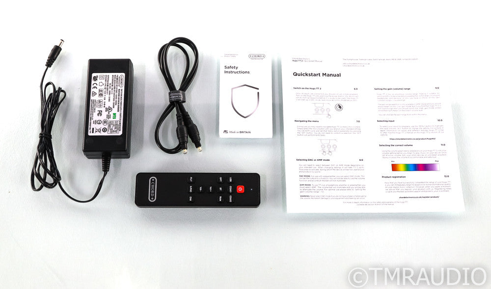 Chord Electronics Hugo TT2 DAC / Headphone Amplifier; D/A Converter; Remote