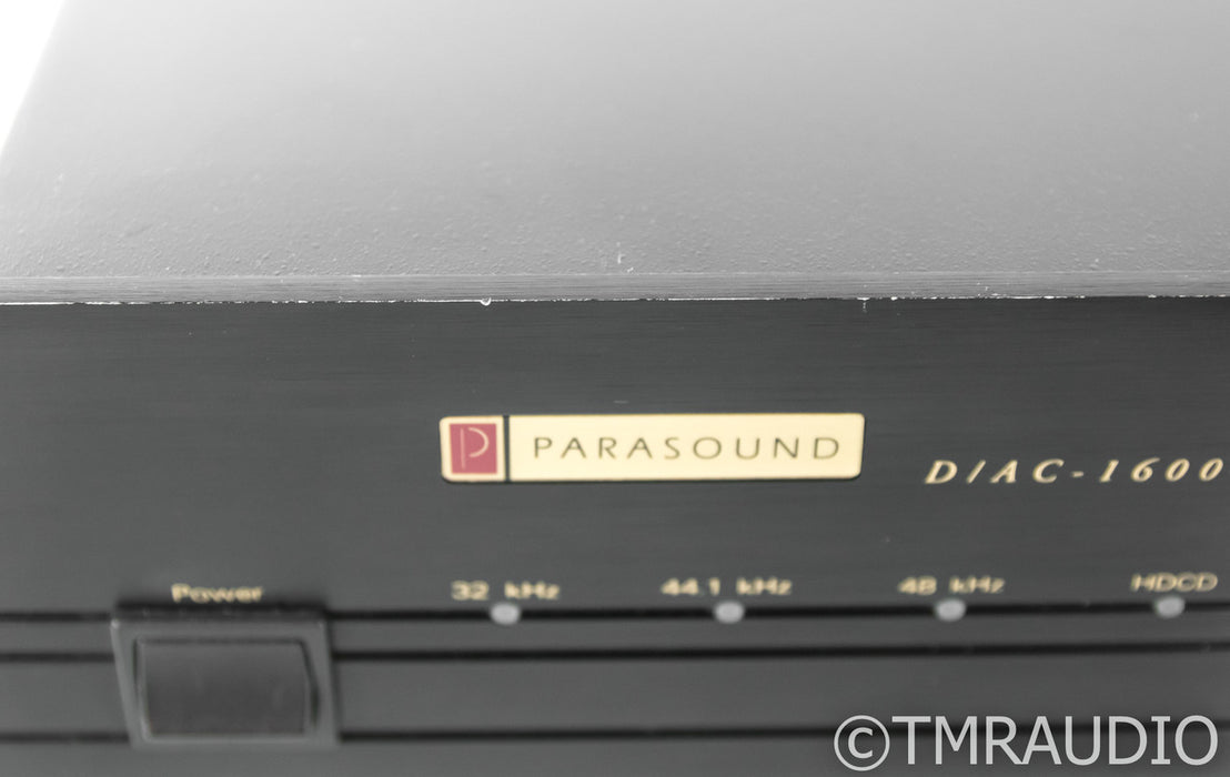 Parasound D/AC-1600 HD DAC; D/A Converter; 1600HD; HDCD