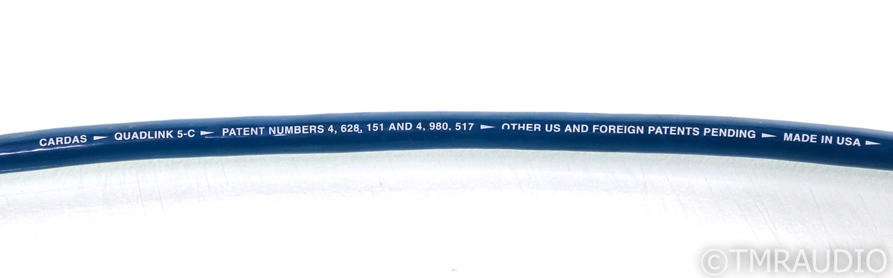 Cardas Quadlink 5-C Speaker Cables; 2.5m Pair