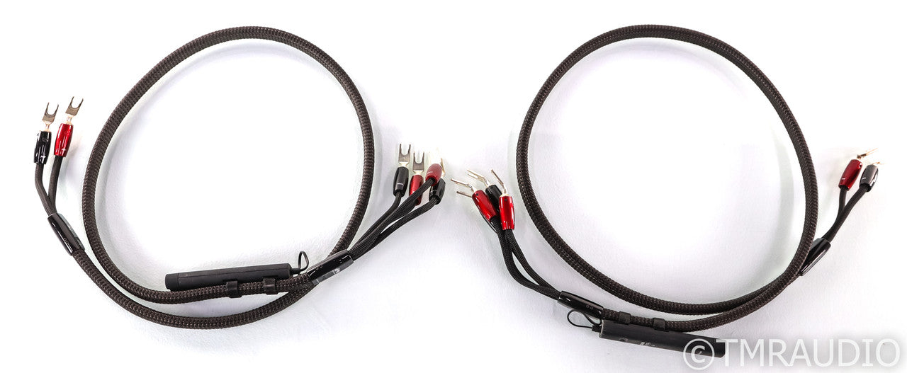 AudioQuest Castle Rock Bi-Wire Speaker Cables; 5ft Pair; 72v DBS