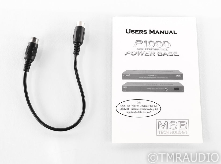 MSB P1000 Power Base Power Supply; P-1000