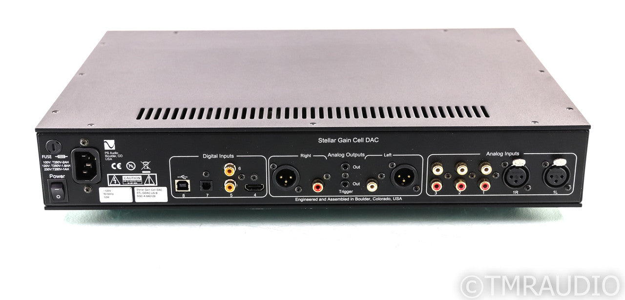 PS Audio Stellar Gain Cell DAC; Remote; D/A Converter; Black (Used)