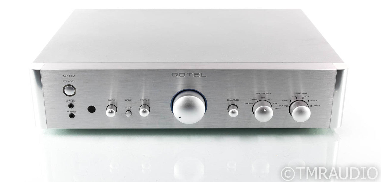 Rotel RC-1550 Stereo Preamplifier; RC1550; Remote; MM Phono