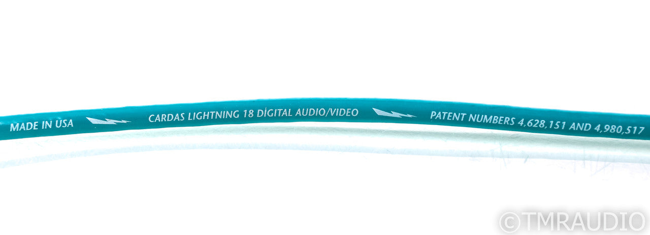 Cardas Lightning 18 Digital Coaxial Cable; Single 3m Interconnect