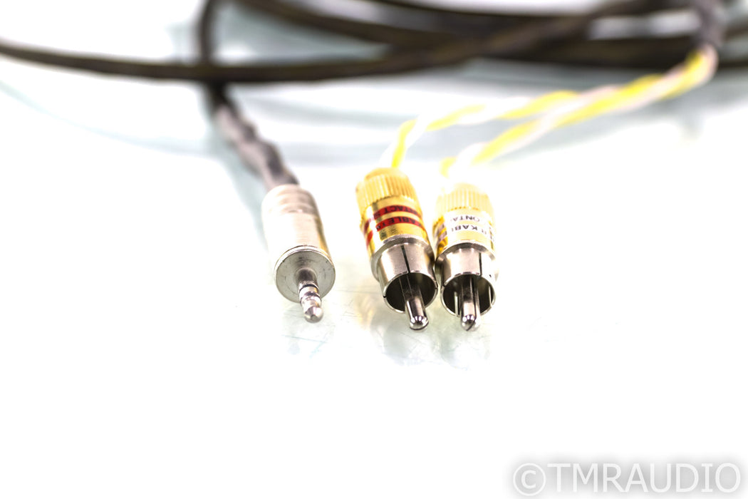 Kimber Kable GQ-Mini CU 3.5mm to RCA Y-Splitter Cable; Single 4m Interconnect
