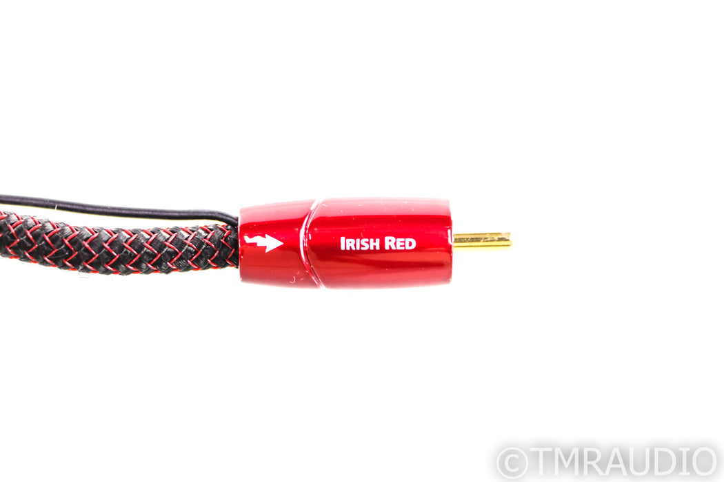 AudioQuest Irish Red Subwoofer Cable; Single 5m Interconnect