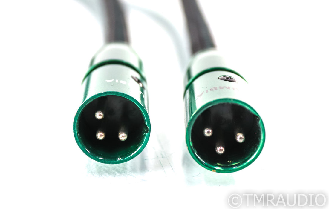 AudioQuest Columbia XLR Cables; .75m Pair Balanced Interconnects; 72v DBS