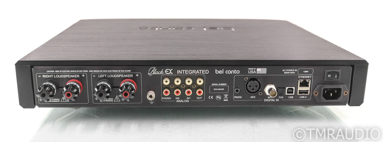 Bel Canto Black EX Stereo Integrated Amplifier; MM/MC Phono; MQA; Roon Ready