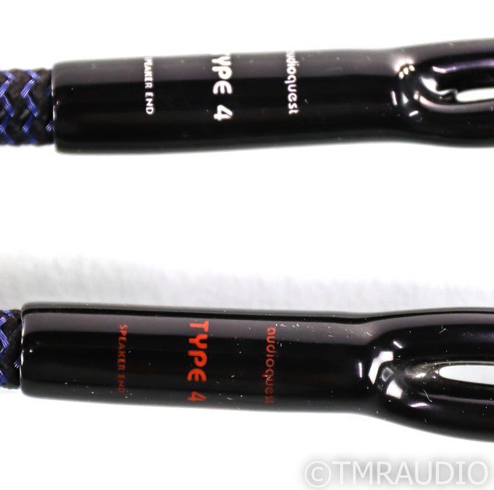 AudioQuest Type 4 Speaker Cables; 30ft Pair
