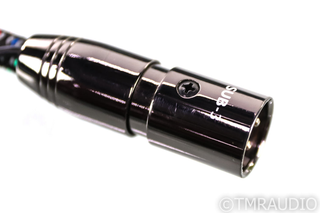 AudioQuest SUB-3 XLR Subwoofer Cable; Single 2m Balanced Interconnect; 72v DBS