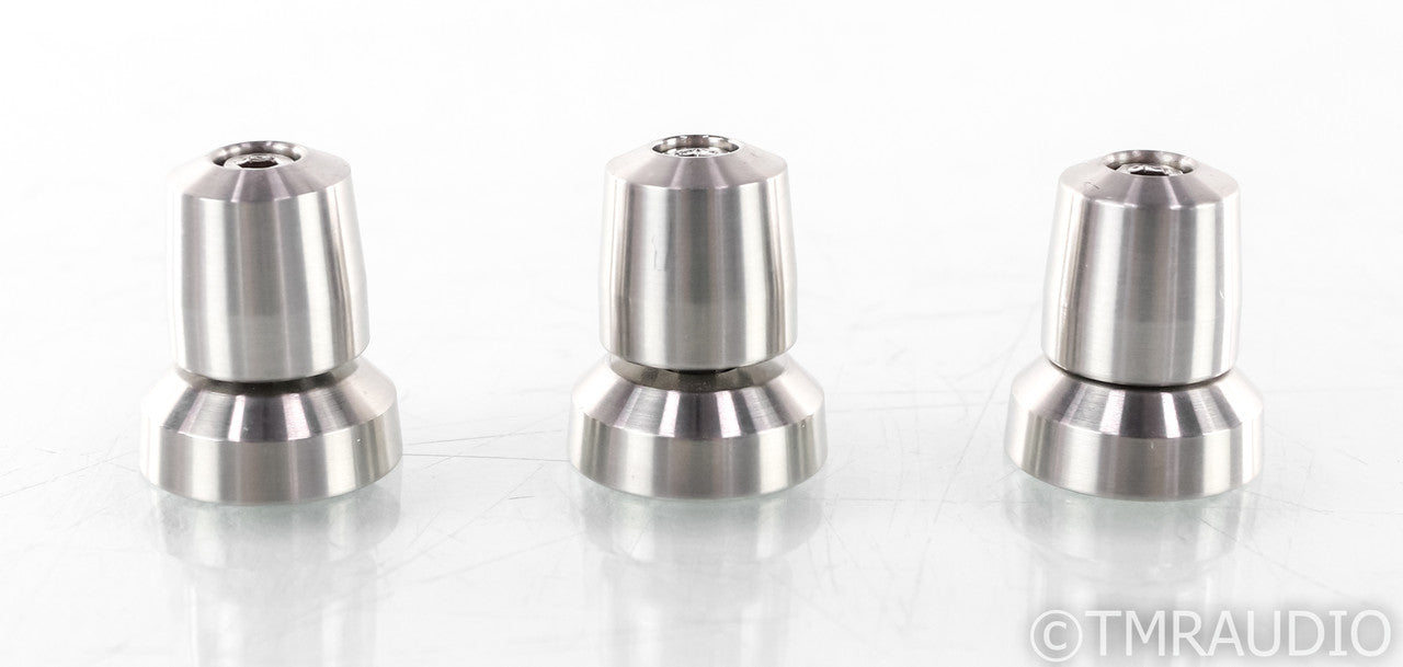 Stillpoint Ultra Mini Isolation Feet; Set of 3; Silver