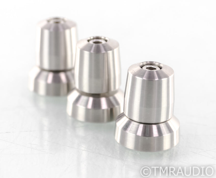 Stillpoint Ultra Mini Isolation Feet; Set of 3; Silver