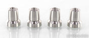 Stillpoint Ultra Mini Isolation Feet; Set of 4; Silver