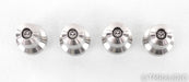 Stillpoint Ultra Mini Isolation Feet; Set of 4; Silver