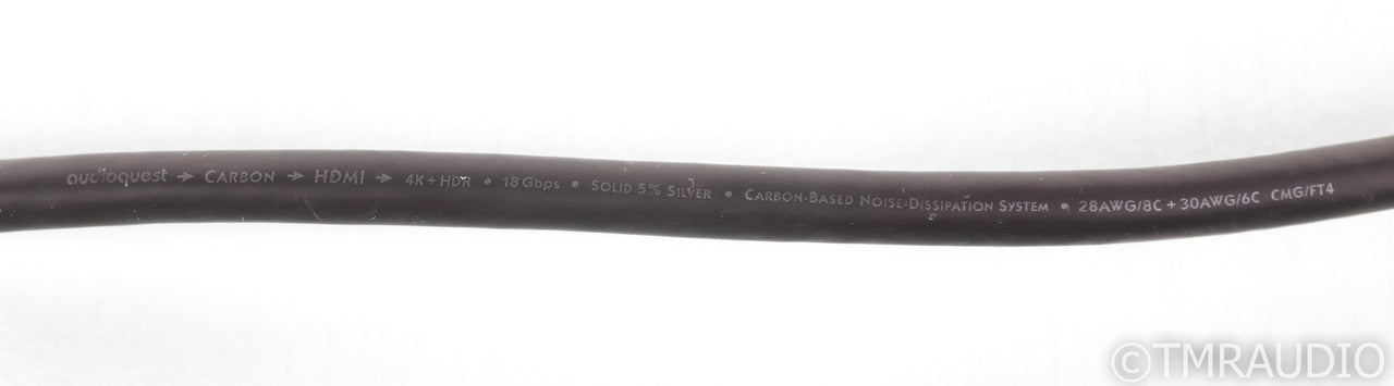 AudioQuest Carbon HDMI Cable; Single 5m Interconnect