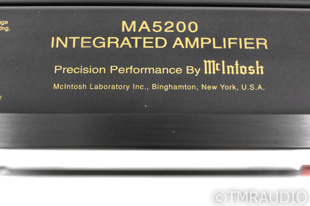 McIntosh MA5200 Stereo Integrated Amplifier; MA-5200; MM Phono