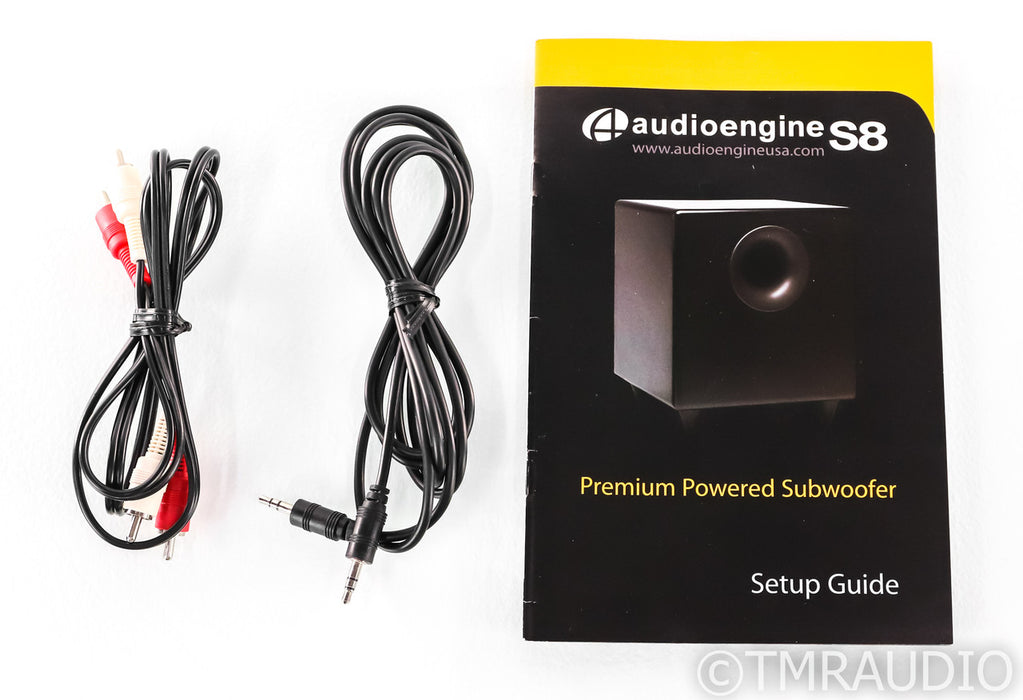 Audioengine S8 8" Powered Subwoofer; Satin Black; S-8