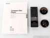 Sony CDP-XA7ES CD Player; CDPXA7ES; Remote