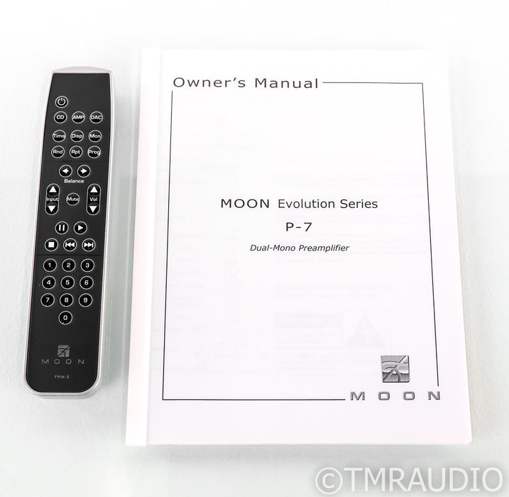 Moon Audio Evolution P-7 Stereo Preamplifier; Evo P7; Remote