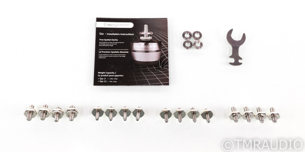 IsoAcoustics Gaia II Isolators; Gaia 2; Pack of Four (New/Open Box)