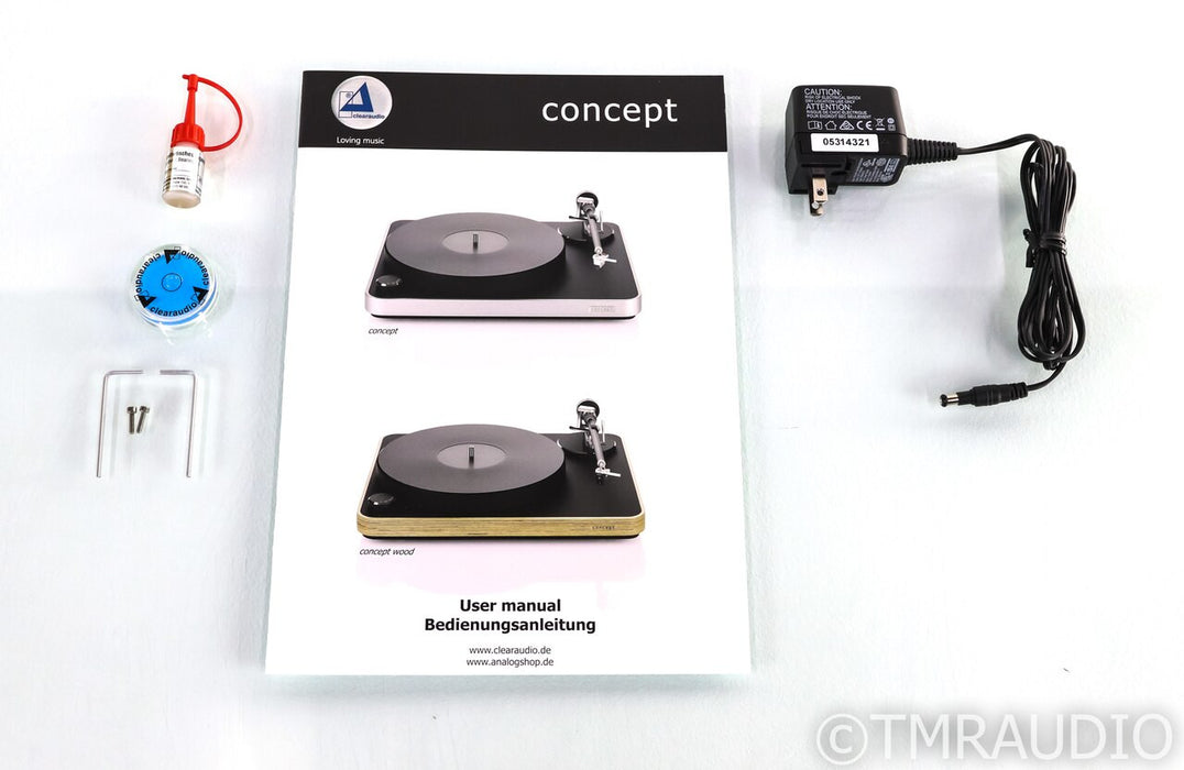 Clearaudio Concept Turntable; Concept Tonearm (No Cartridge)