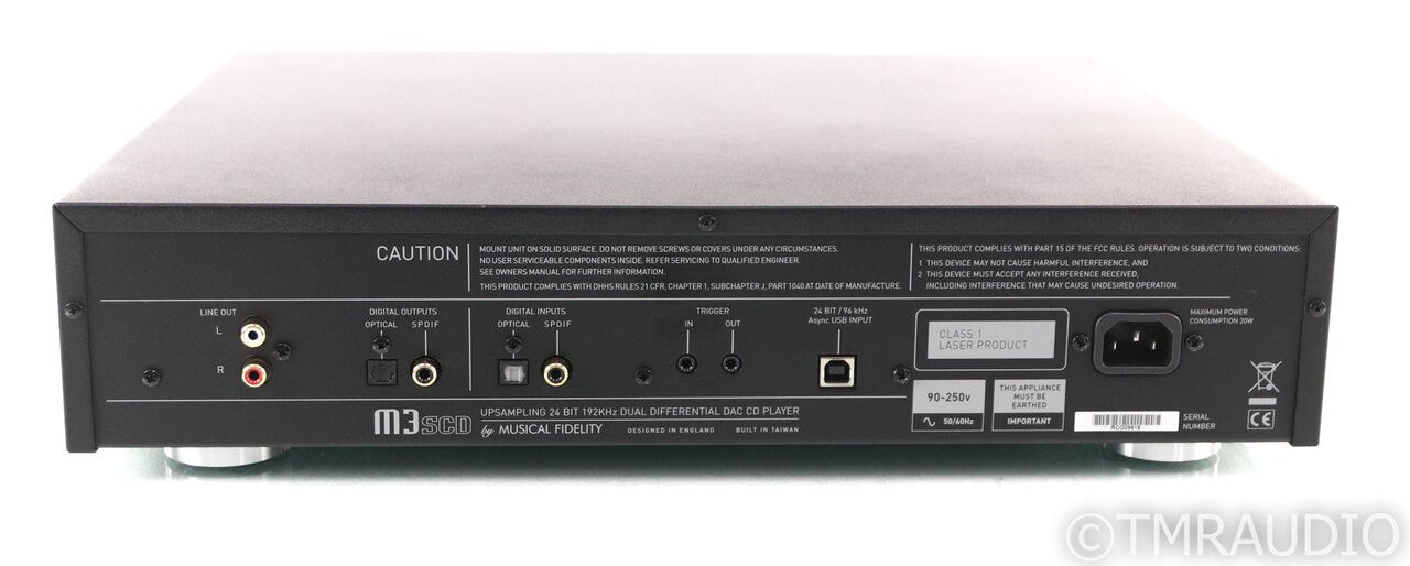 Musical Fidelity M3SCD CD Player / DAC; M3 SCD