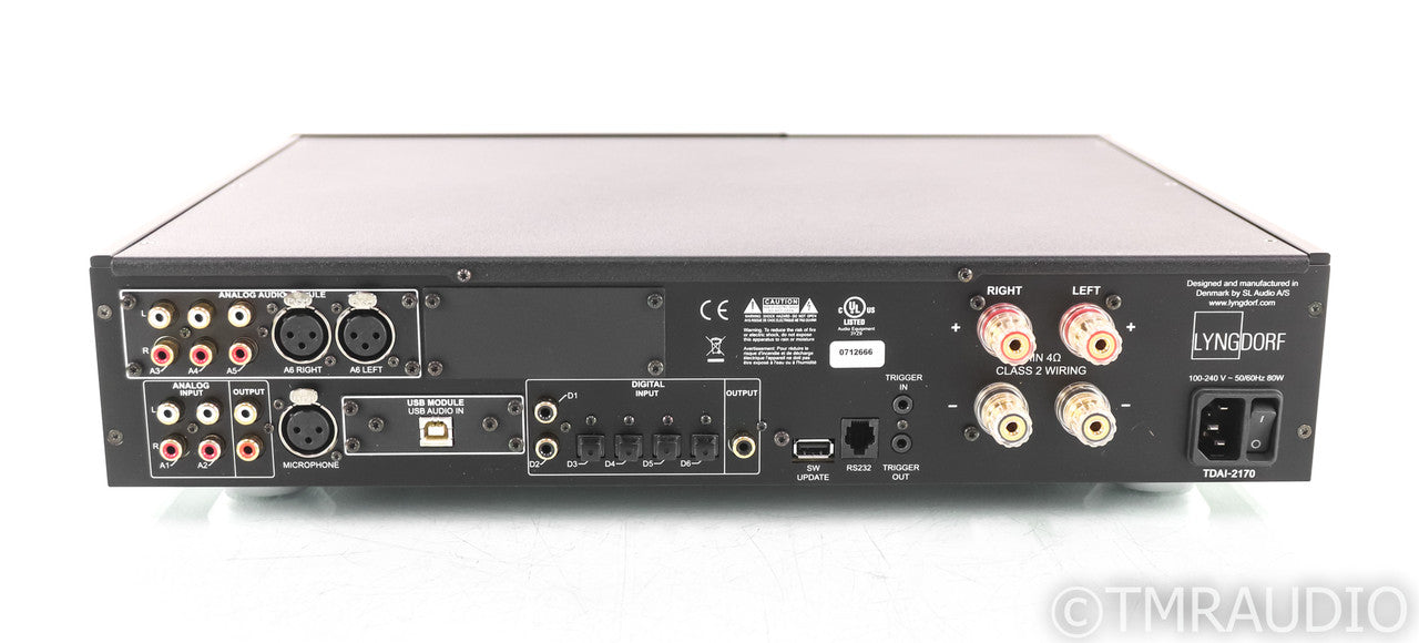 Lyngdorf TDAI-2170 Stereo Integrated Amplifier; USB; Analog; RoomPerfect