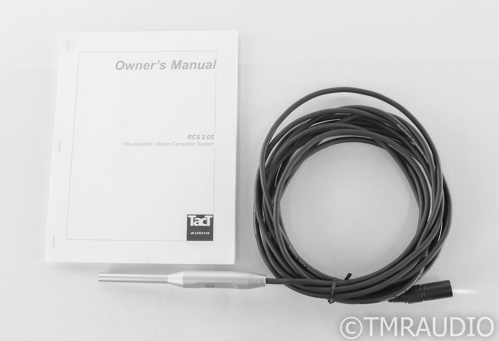 TacT Audio RCS 2.0 Room Correction Stereo Preamplifier; Black (No Remote)