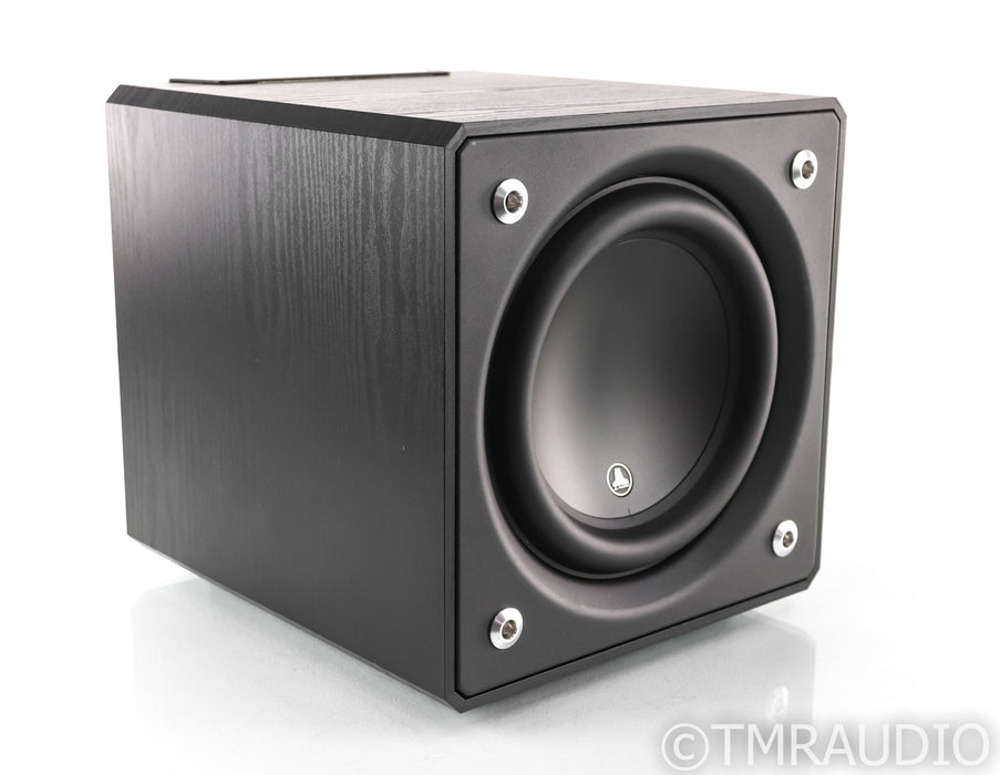 JL Audio E-Sub e110 10" Powered Subwoofer; Vinyl Black Ash; E-110