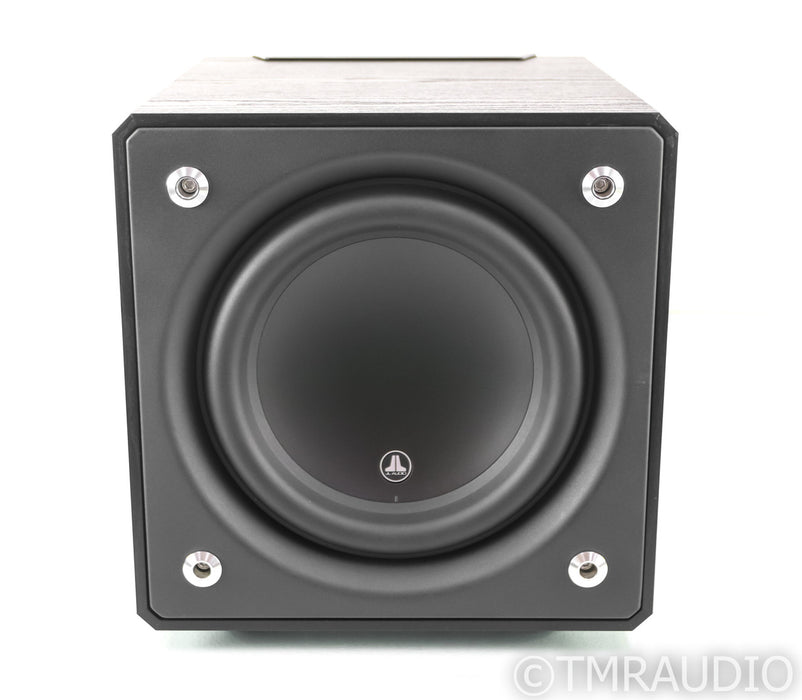 JL Audio E-Sub e110 10" Powered Subwoofer; Vinyl Black Ash; E-110