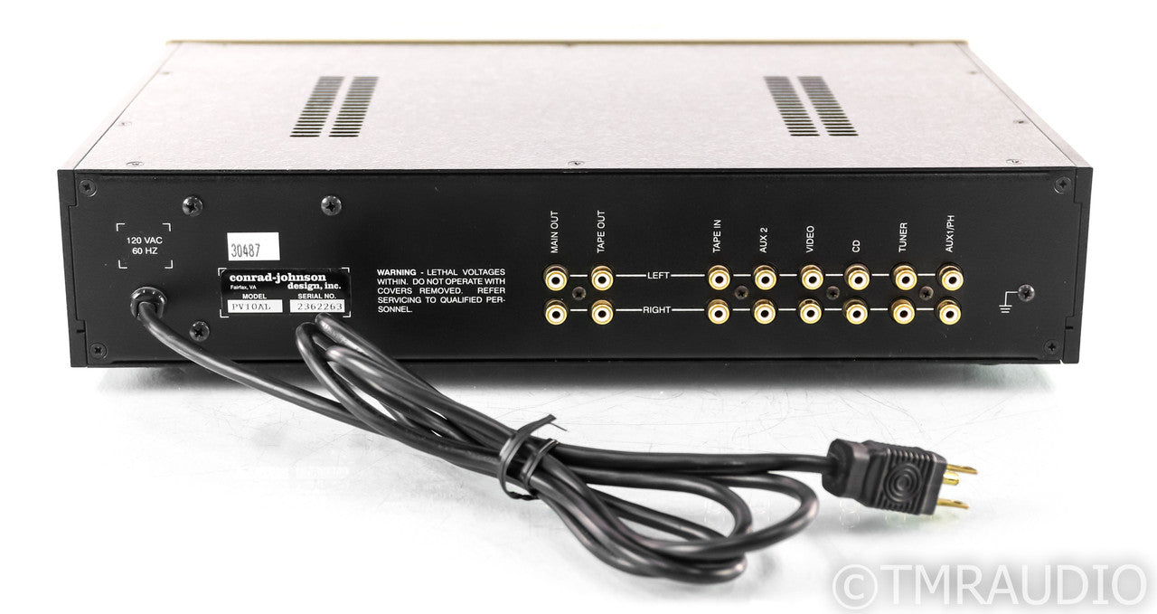 Conrad Johnson PV10AL Stereo Tube Preamplifier; PV-10AL