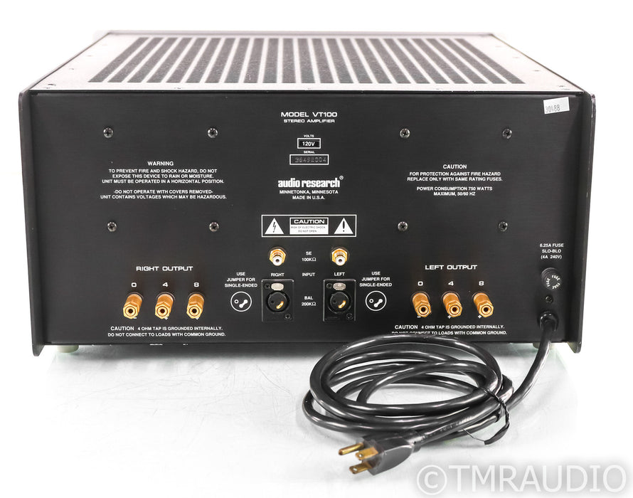 Audio Research VT100 Stereo Tube Power Amplifier