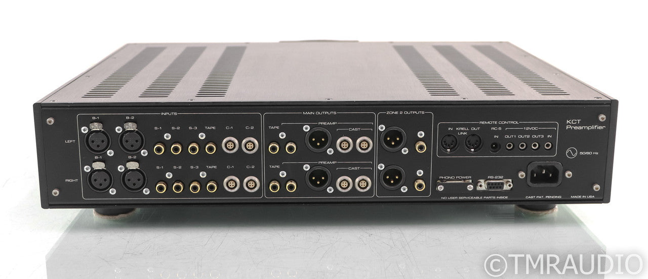 Krell KCT Stereo Preamplifier; Current Tunnel; Remote