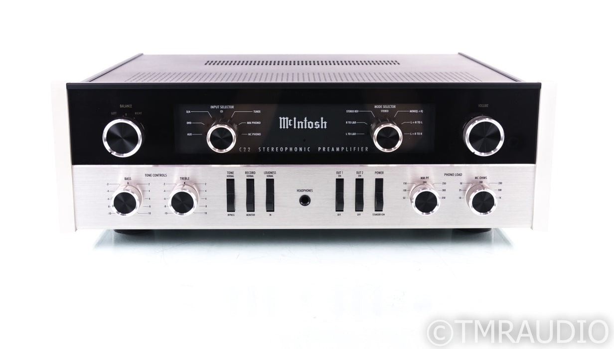 McIntosh C22 Stereo Preamplifier; C-22; Remote