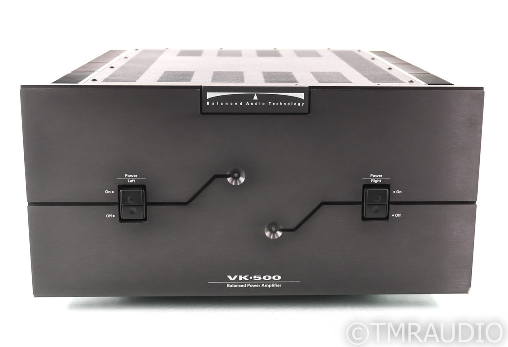 Balanced Audio Technology VK-500 Dual Mono Power Amplifier; VK500; BAT-PAK Upgrade