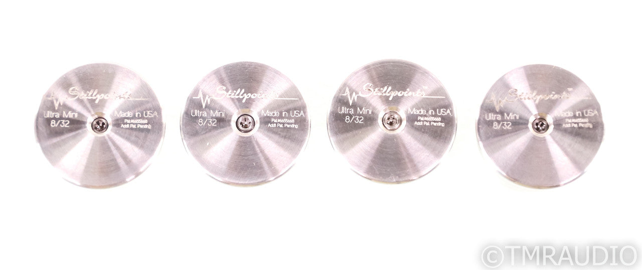 Stillpoint Ultra Mini Isolation Feet; Set of 4; Silver (1/0)