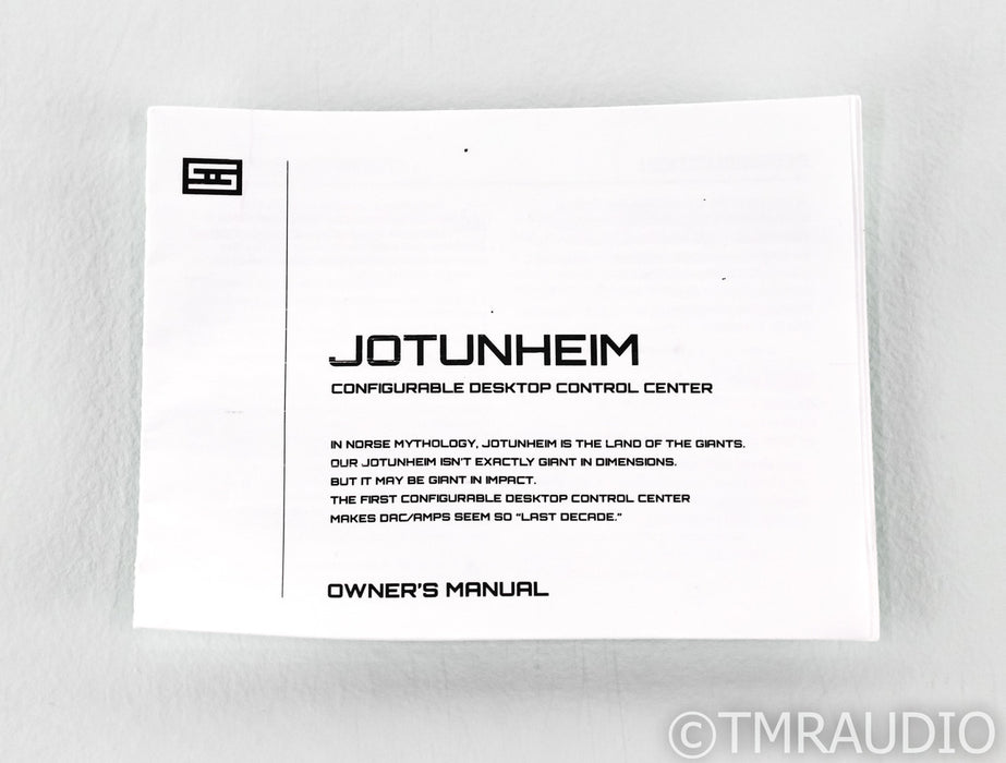 Schiit Jotunheim Headphone Amplifier; Multibit USB; Black